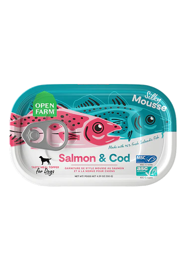 Open Farm Salmon & Cod Silky Mousse Topper Open Farm Salmon & Cod Silky Mousse Topper