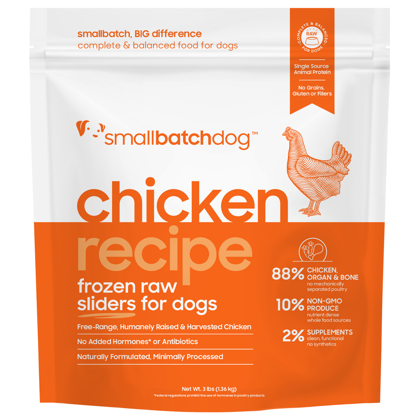 Small Batch Raw Frozen Chicken Batch
