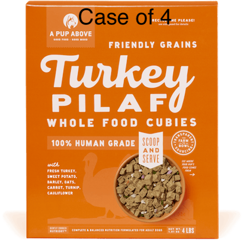 A Pup Above Air Dried Turkey Pilaf