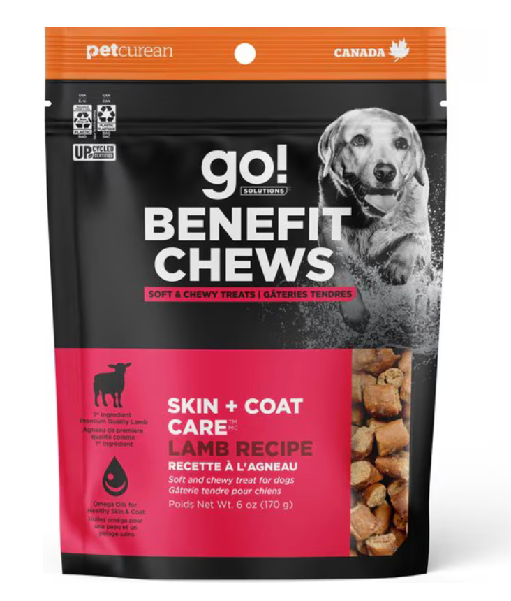 Go! Benefit Chews Skin + Coat Care Lamb 6 oz