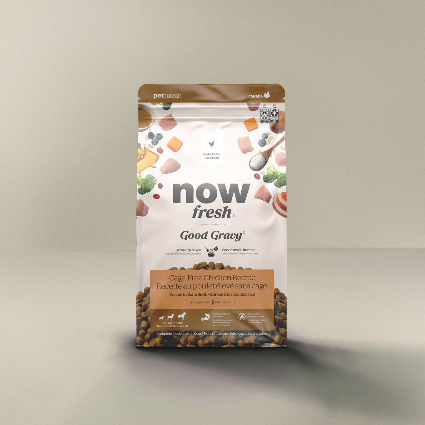 Now Fresh Good Gravy Chicken in Bone Broth With Grains