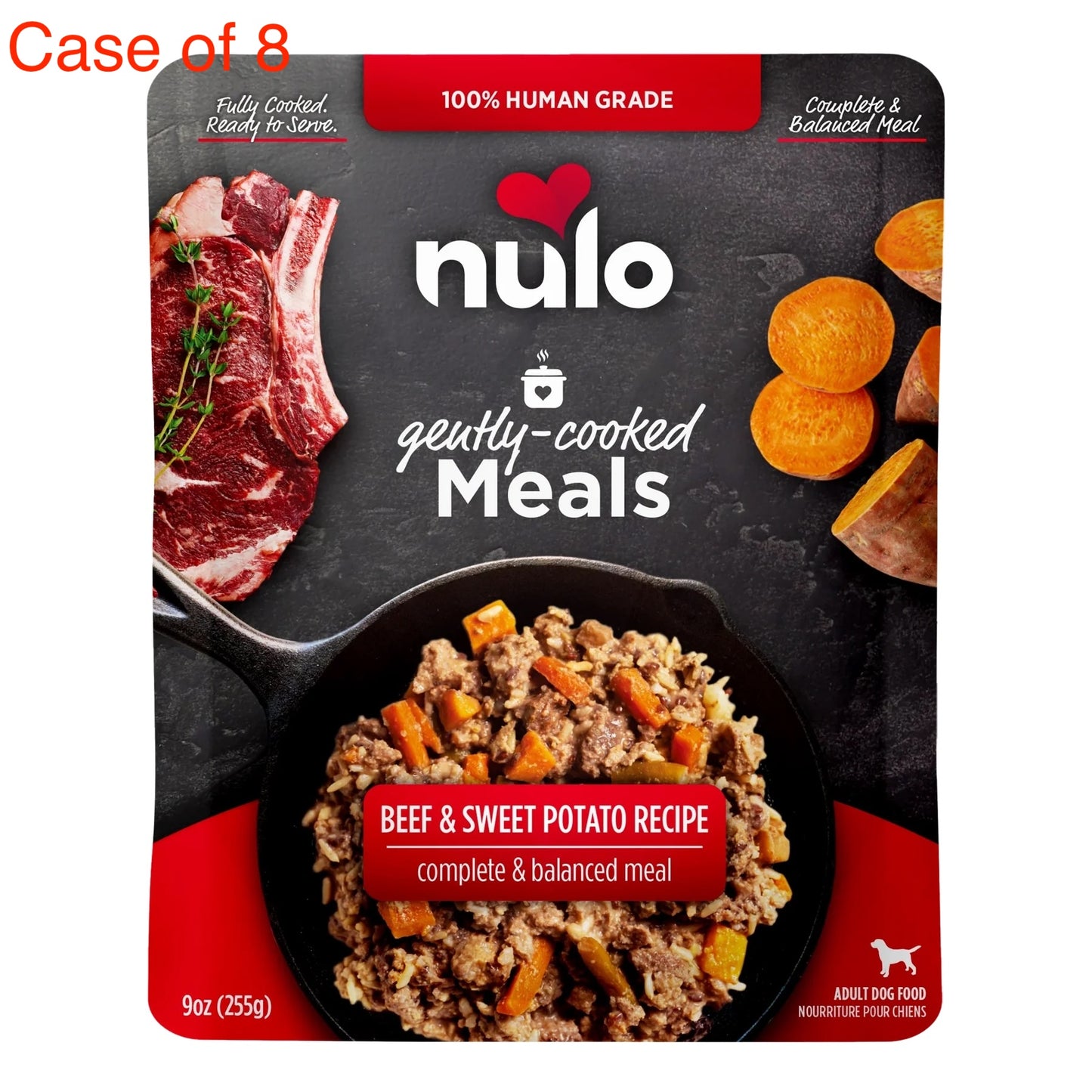 Nulo Gently Cooked Beef & Sweet Potato Dog Pouch