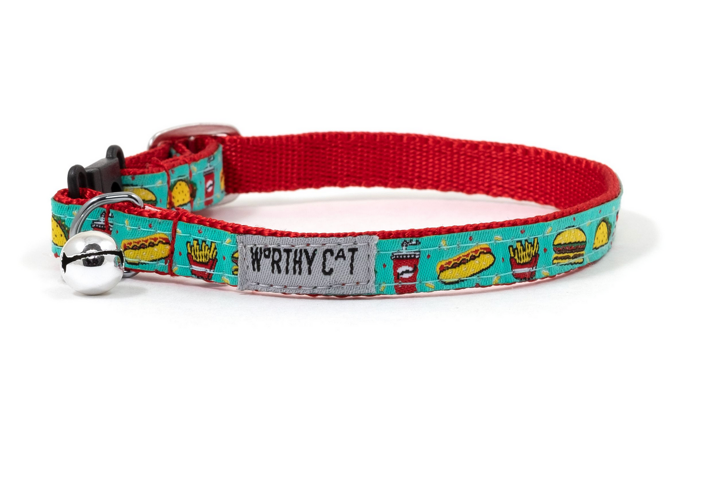The Worthy Cat Collar Food Fest 10-12"