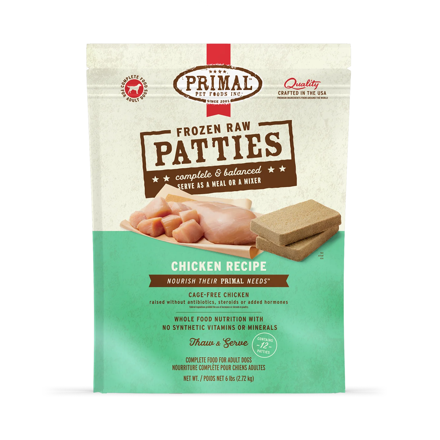 Primal Raw Frozen Chicken Formula