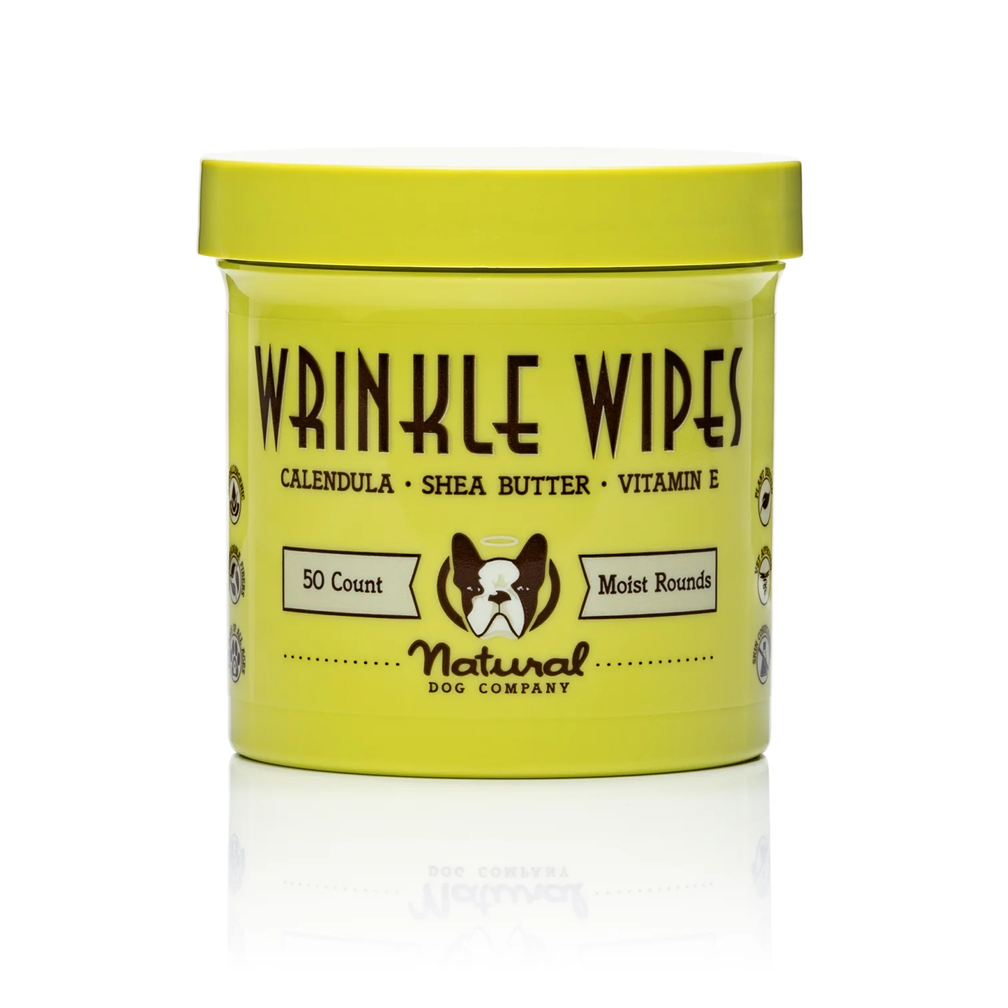 Natural Dog Company Wrinkle Wipes 50 ct