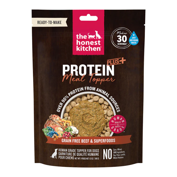 Honest Kitchen Dehydrated Protein Plus Beef Topper 12 oz