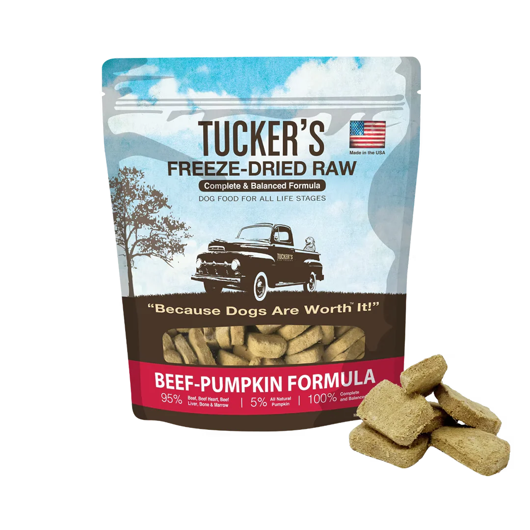 Tucker's Freeze Dried Beef & Pumpkin 14 oz