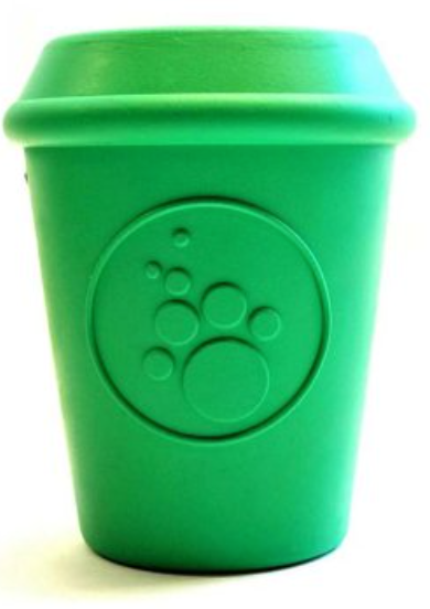SodaPup Rubber Coffee Cup Chew & Treat Dispenser