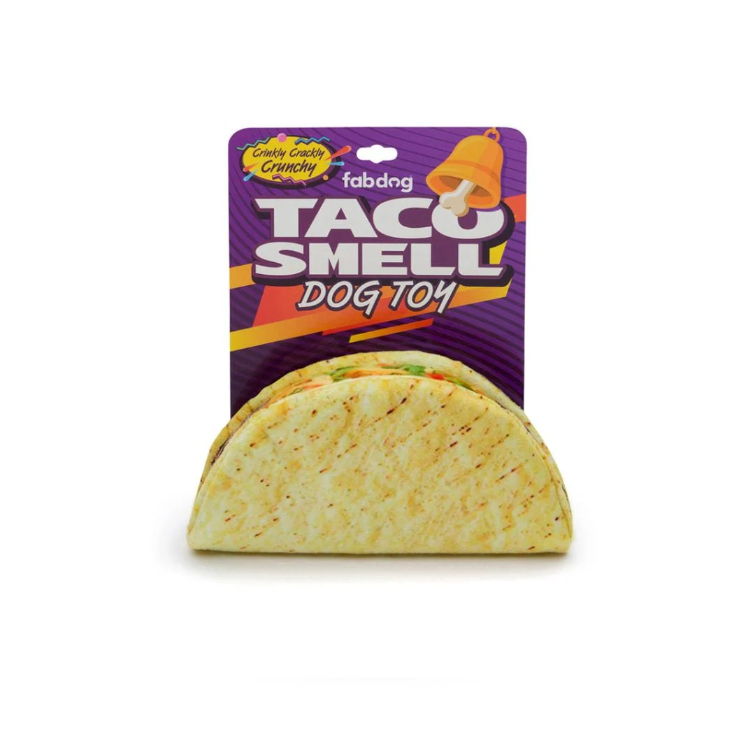 FabDog Fast Foodies Taco Smell Toy