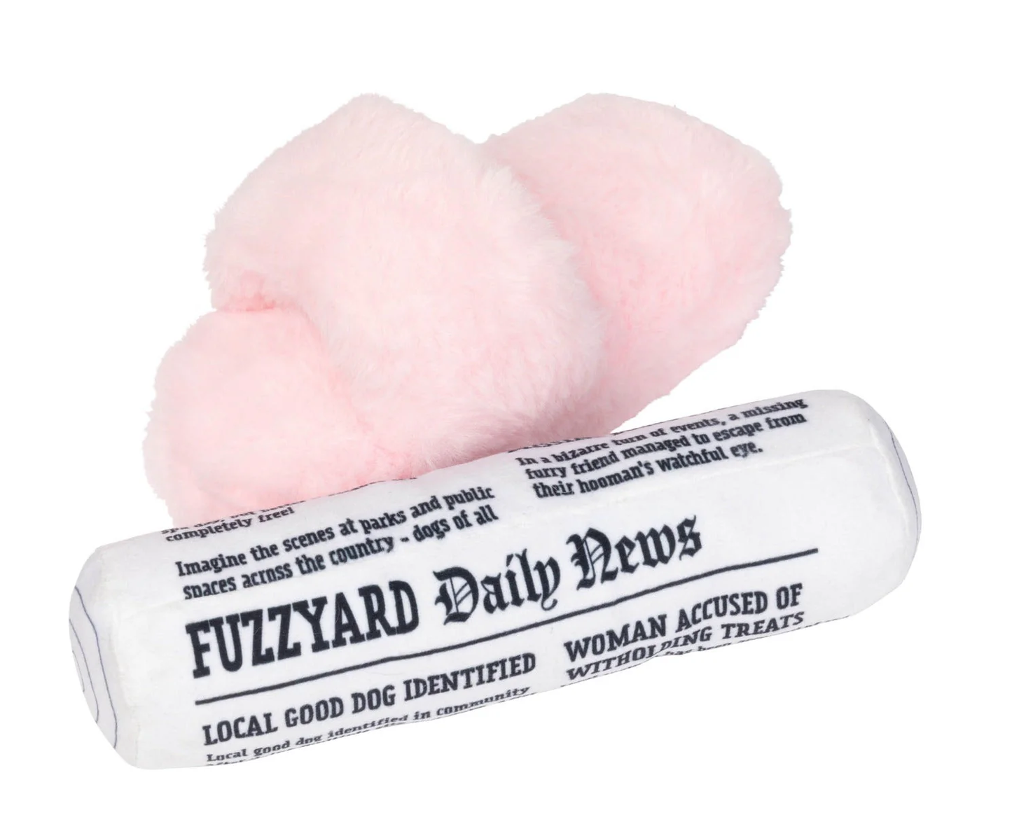 FuzzYard Fetch My Slippers & Paper 2 PK