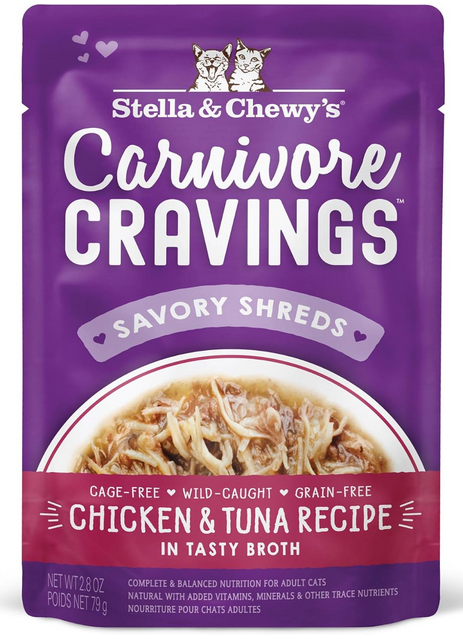 Stella & Chewy's Cat Carnivore Cravings Chicken & Tuna Pouch