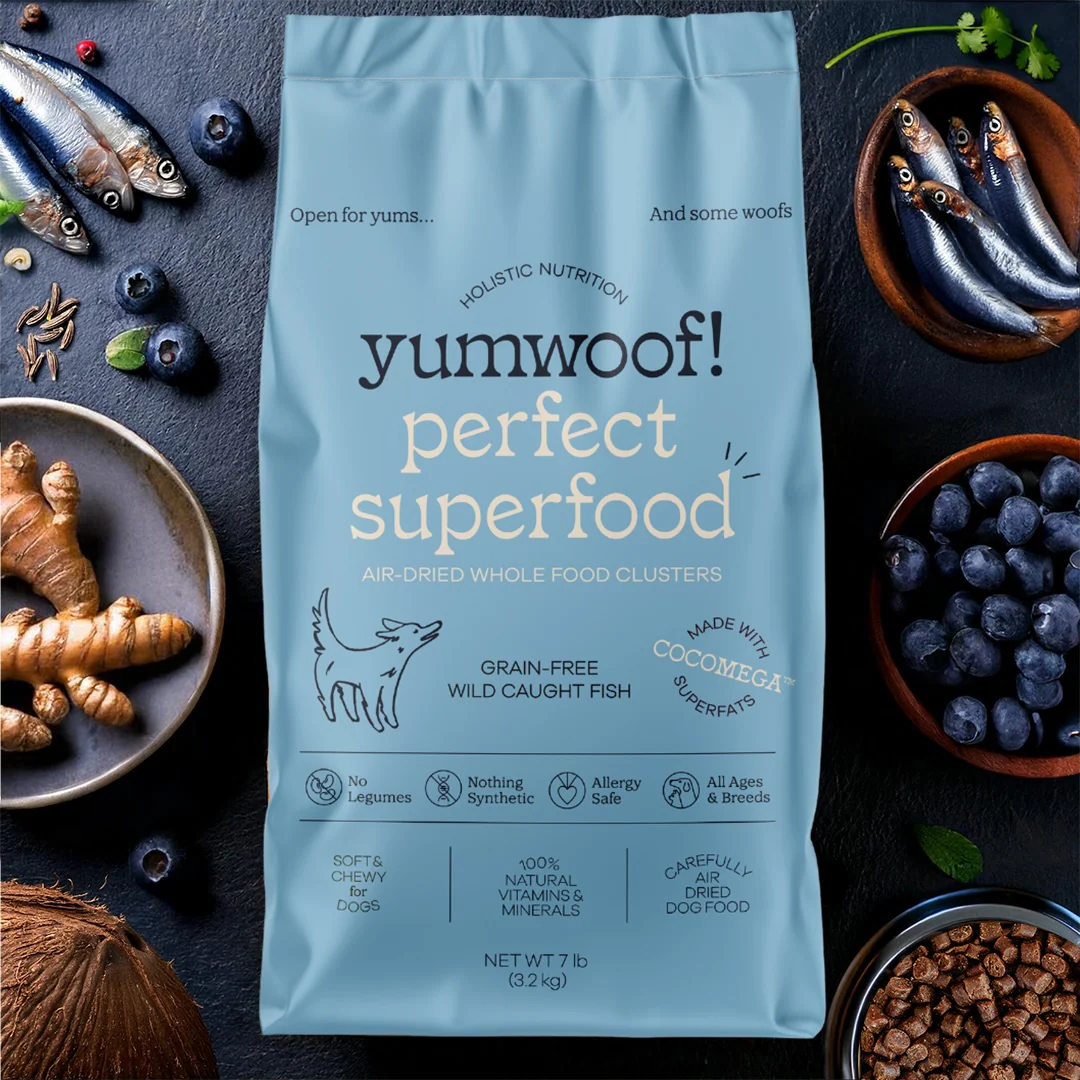Yumwoof! Soft & Chewy Perfect Superfood Air Dried Wild Caught Fish