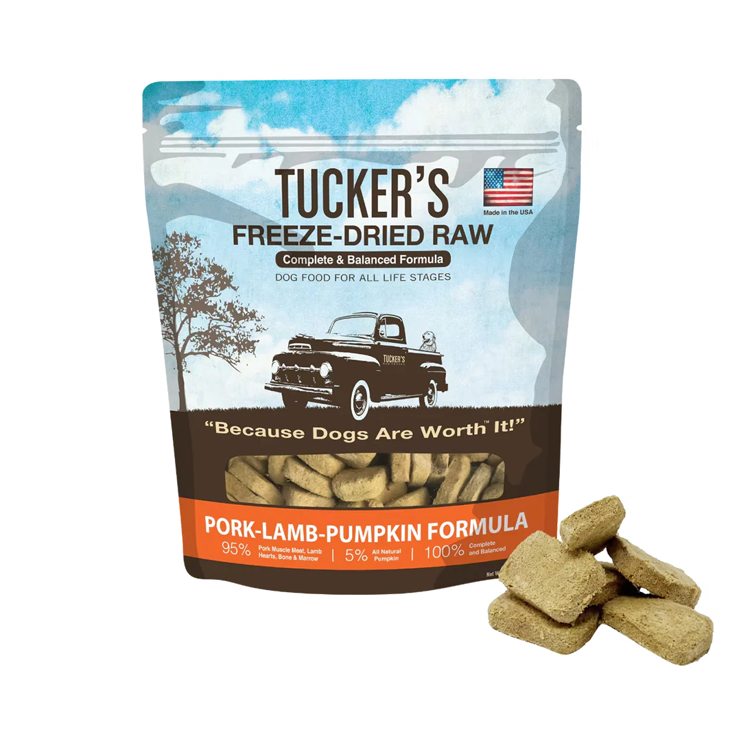 Tucker's Freeze Dried Pork, Lamb & Pumpkin 14 oz