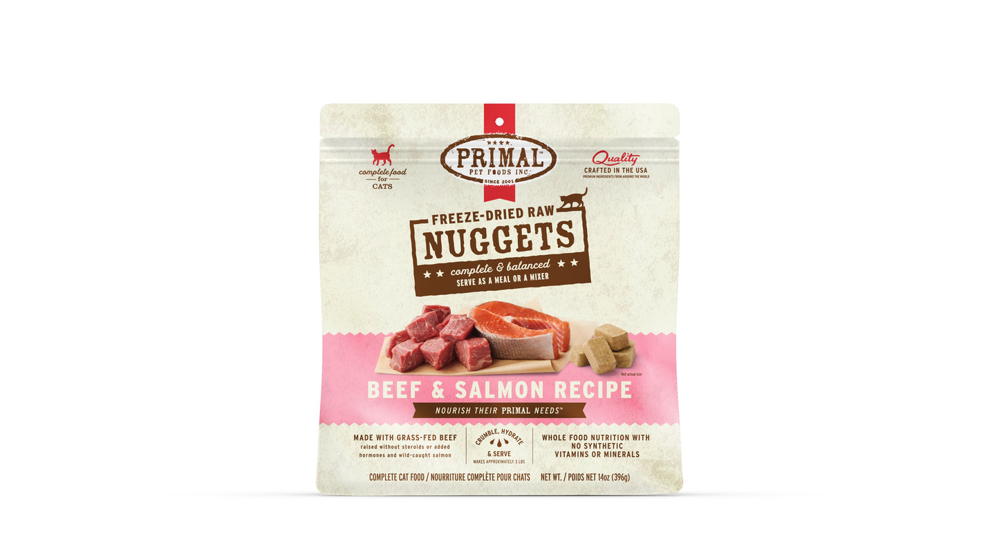 Primal Cat Freeze-Dried Beef & Salmon Formula