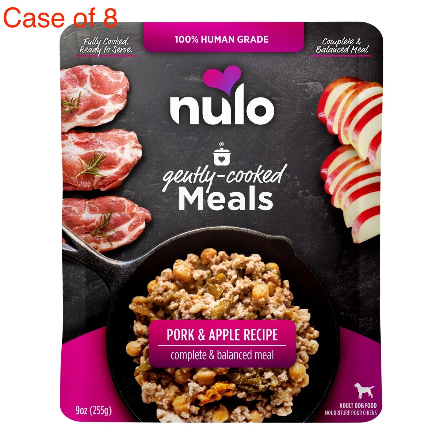 Nulo Gently Cooked Pork & Apple Dog Pouch