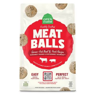 Open Farm Grass-Fed Beef & Pork Homestyle Meatballs Open Farm Grass-Fed Beef & Pork Homestyle Meatballs