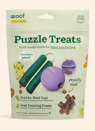 Woof Pet Forager Puzzle Treats Chicken