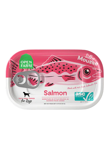 Open Farm Salmon Silky Mousse Topper