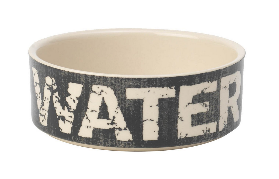 Petrageous Vintage Stoneware Dog Bowls