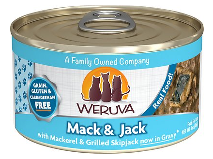 Weruva Cat Grain-Free Mack and Jack with Mackerel & Grilled Skipjack