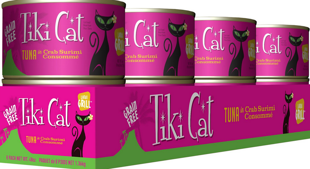Tiki Cat Grill Tuna in Crab Surimi Consomme