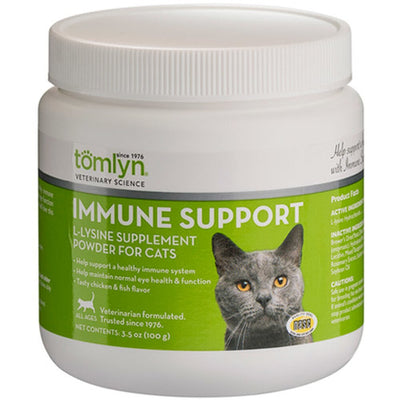 Tomlyn L-Lysine Immune Support Powder 100 g. Tomlyn L-Lysine Immune Support Powder 100 g.