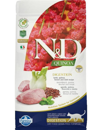 Farmina Cat N&D Quinoa Digestion Lamb 3.3 lb Farmina Cat N&D Quinoa Digestion Lamb 3.3 lb