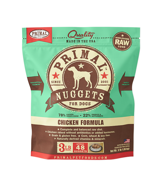Primal Raw Frozen Chicken Formula