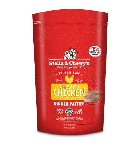 Stella & Chewy's Raw Frozen Chewy's Chicken Dinner Patties