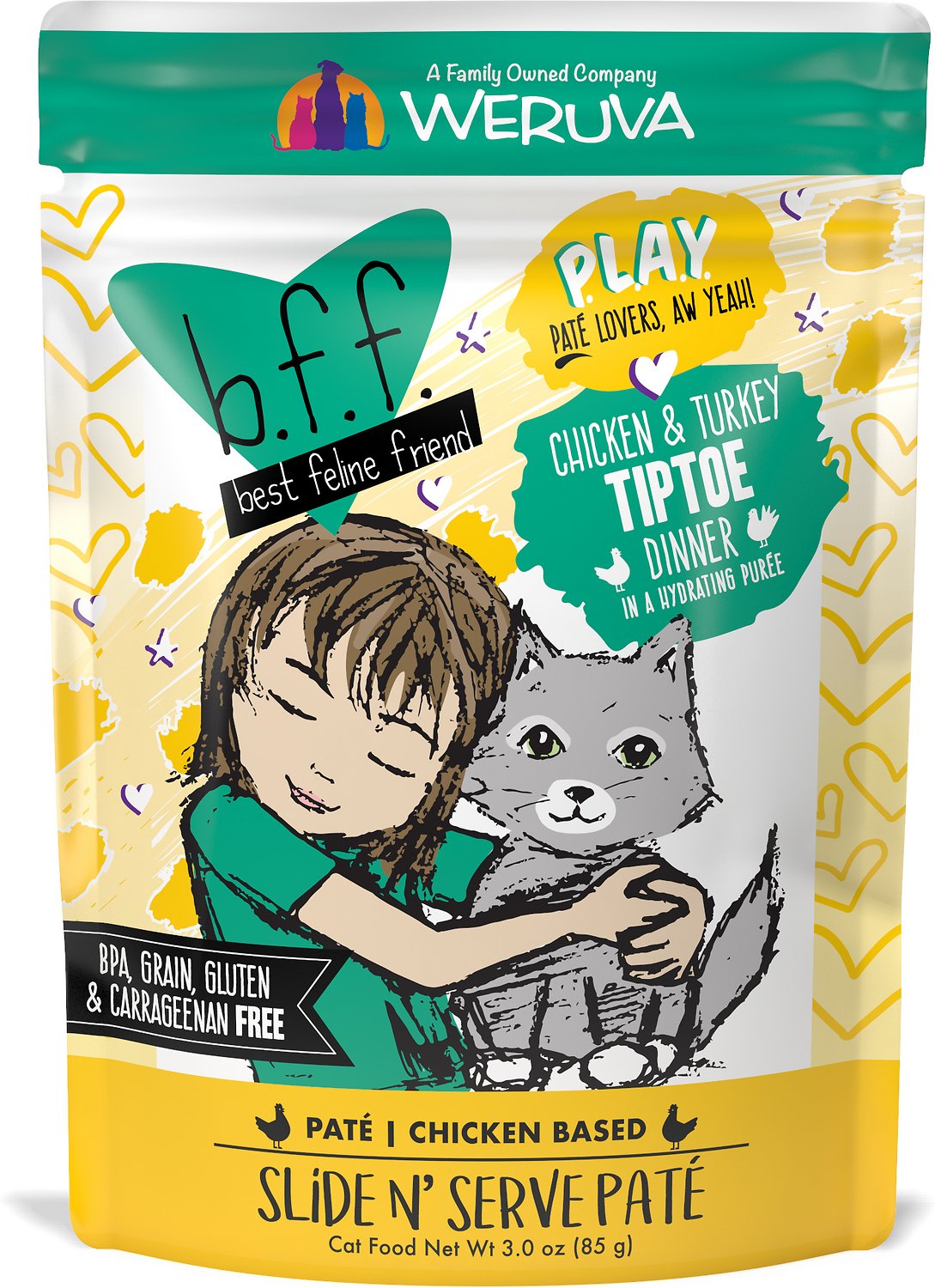 Weruva BFF PLAY Tiptoe Chicken & Turkey Pouch