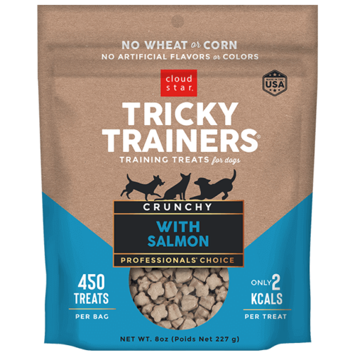 Cloud Star Tricky Trainers Crunchy Salmon Treats 8 oz.