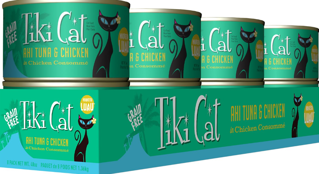 Tiki Cat Luau Ahi Tuna & Chicken in Chicken Consomme