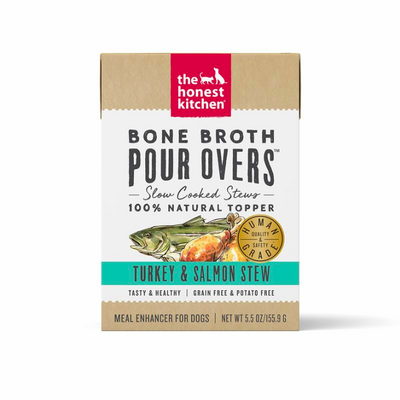 Honest Kitchen Bone Broth Pour Overs Turkey & Salmon Stew Honest Kitchen Bone Broth Pour Overs Turkey & Salmon Stew