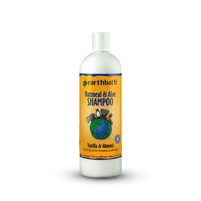 Earthbath Oatmeal & Aloe Vanilla & Almond Shampoo 16 oz Earthbath Oatmeal & Aloe Vanilla & Almond Shampoo 16 oz