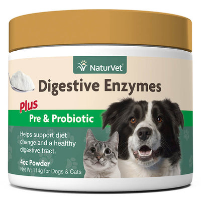 NaturVet Digestive Enzymes & Probiotics NaturVet Digestive Enzymes & Probiotics
