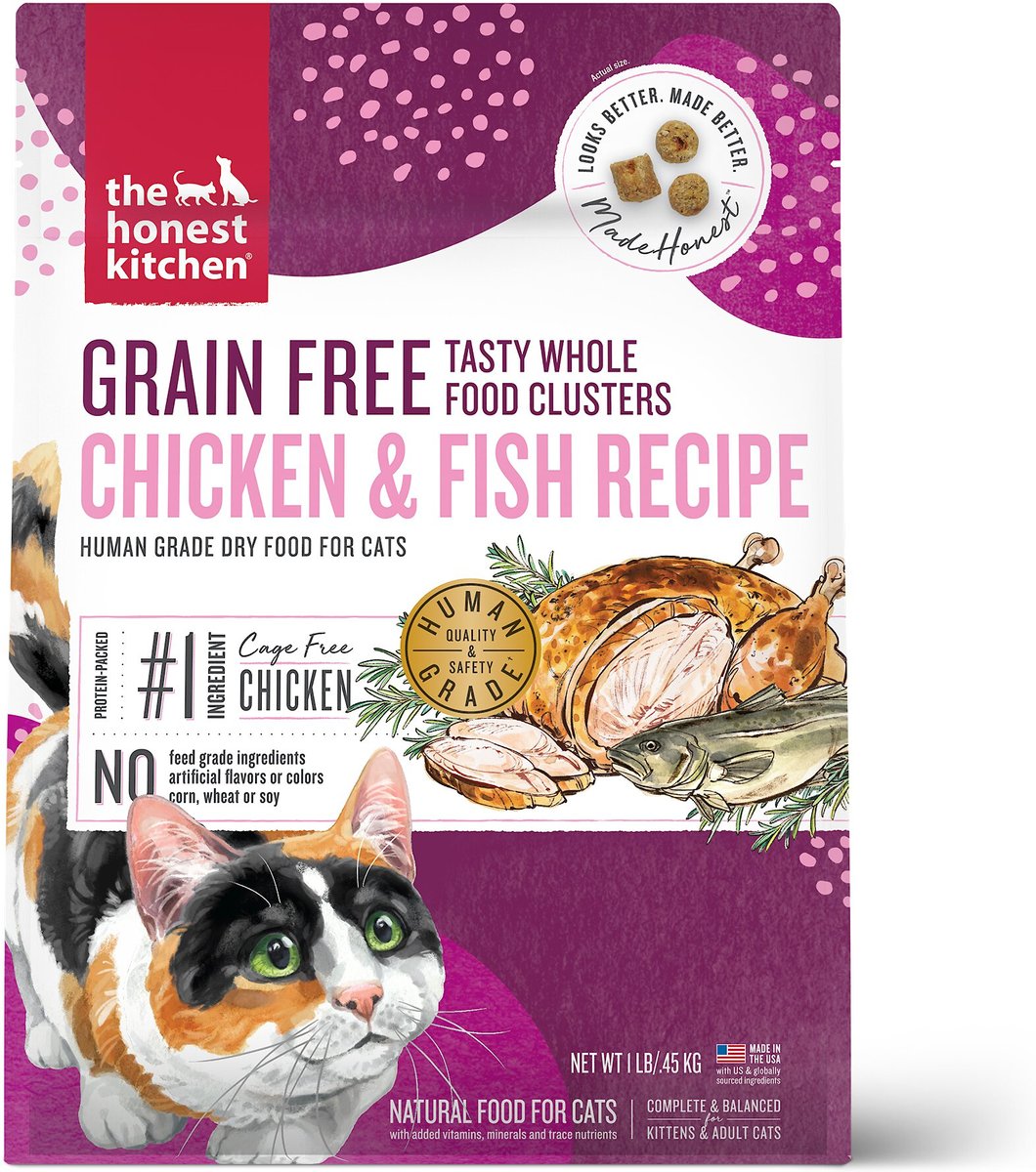 Honest Kitchen Cat Clusters Chicken & Fish Healthy Pet Austin