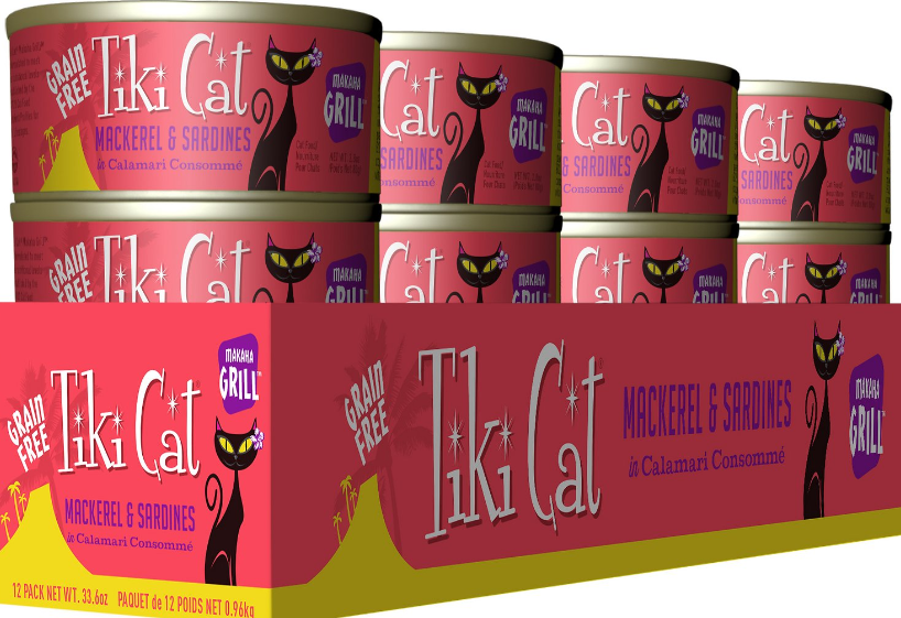 Tiki Cat Grill Mackerel & Sardine in Calamari Consomme