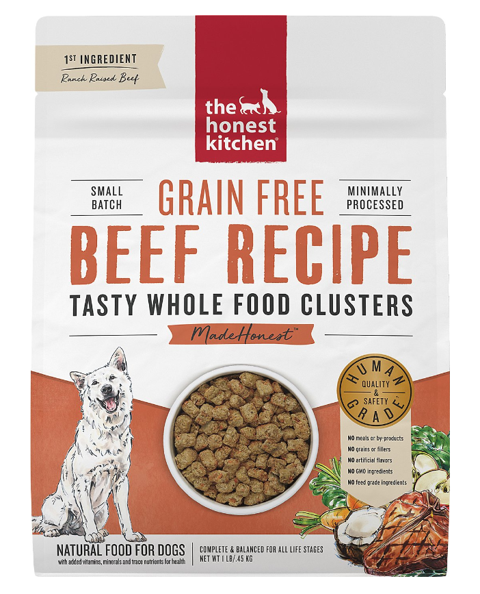Honest Kitchen Clusters Grain Free Beef
