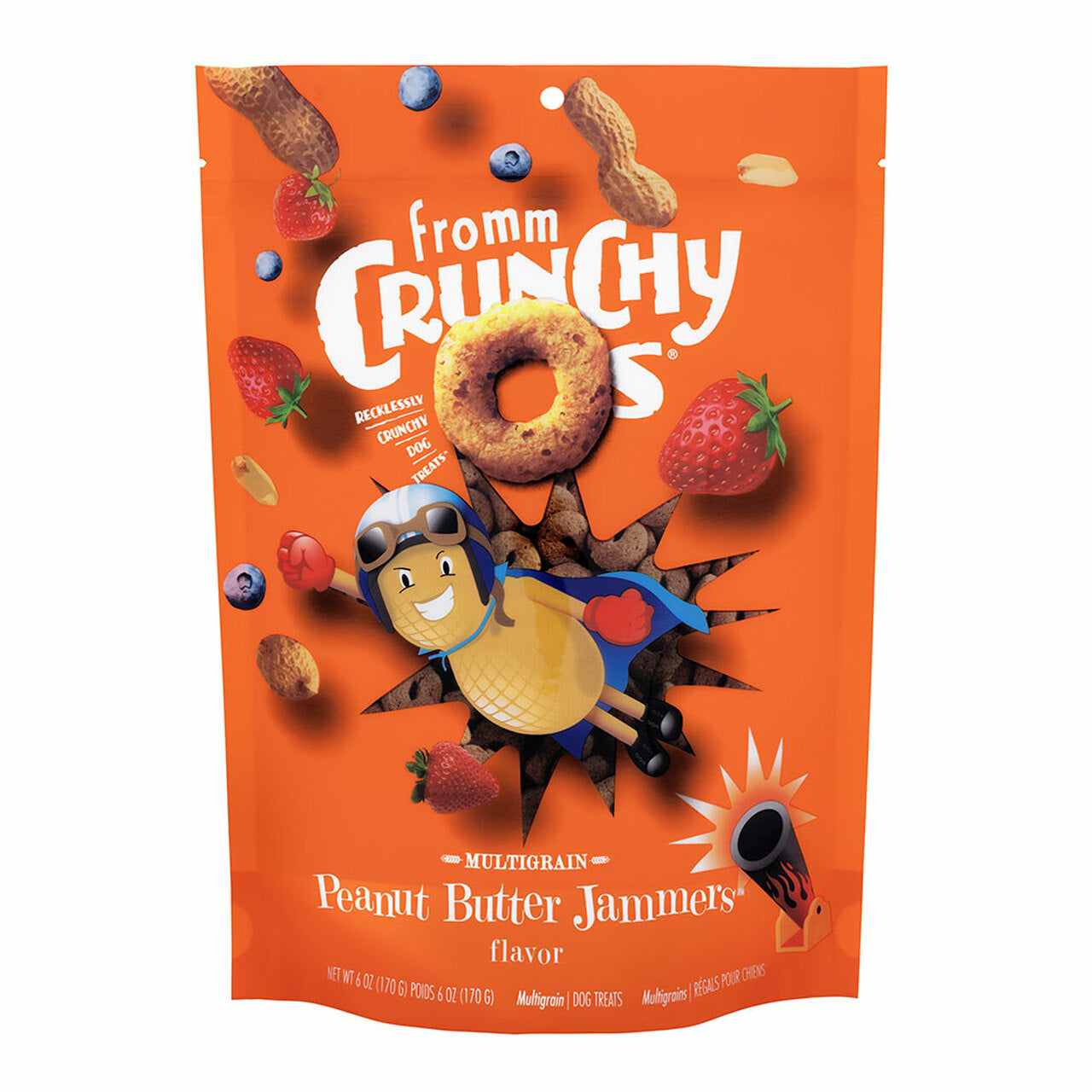 Fromm Crunchy O's Peanut Butter Jammers 6 oz.