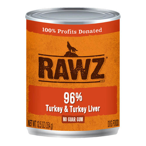 Rawz 96% Turkey & Turkey Liver