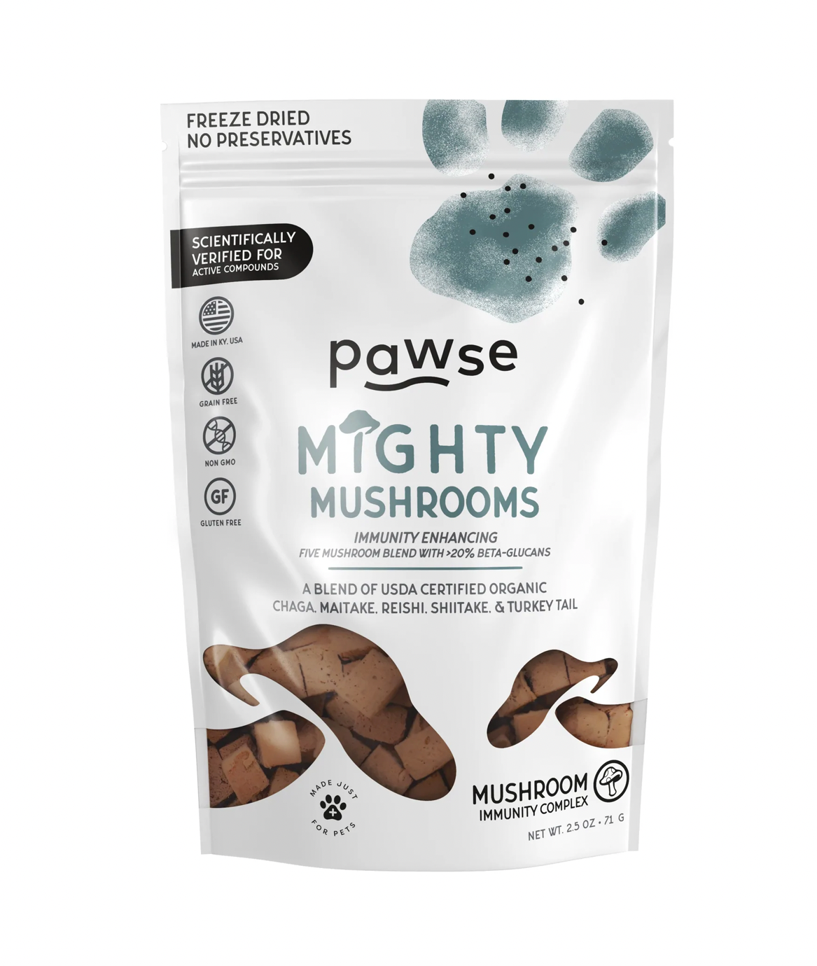 Pawse Freeze Dried Mighty Mushroom 3 oz.