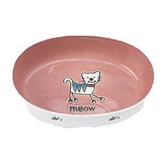 Petrageous Silly Kitty Oval Bowl