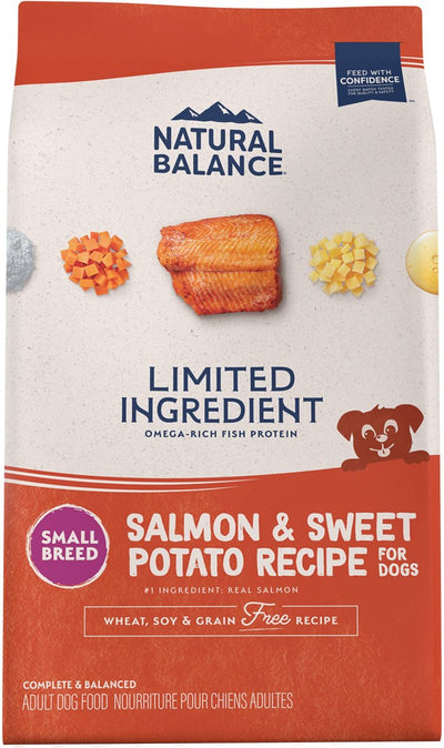 Natural Balance Limited Ingredient Salmon & Sweet Potato Small Breed Bites Natural Balance Limited Ingredient Salmon & Sweet Potato Small Breed Bites