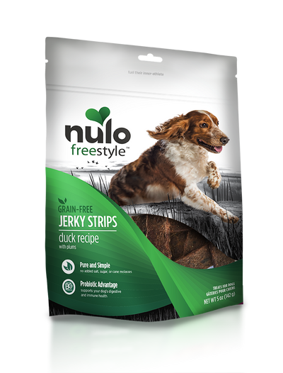 Nulo Freestyle Jerky Duck & Plums 5 oz. Nulo Freestyle Jerky Duck & Plums 5 oz.