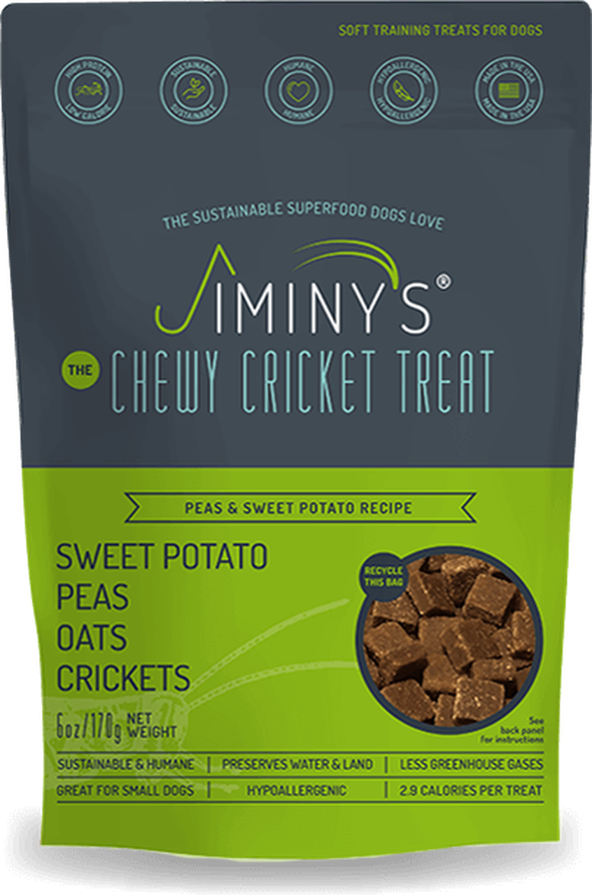 Jiminys Crickets Chewy Sweet Potato & Peas