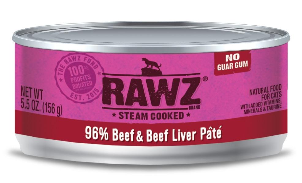 Rawz Cat 96% Beef & Beef Liver Pate