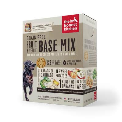 Honest Kitchen Grain-Free Fruit & Veggie Base Mix Honest Kitchen Grain-Free Fruit & Veggie Base Mix