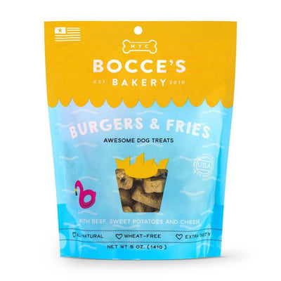 Bocce's Burgers & Fries Biscuits 5 oz. Bocce's Burgers & Fries Biscuits 5 oz.
