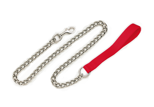 Coastal Chain Dog Leash with Nylon Handle