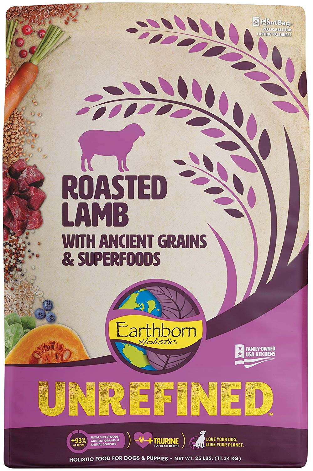 Earthborn Unrefined Roasted Lamb